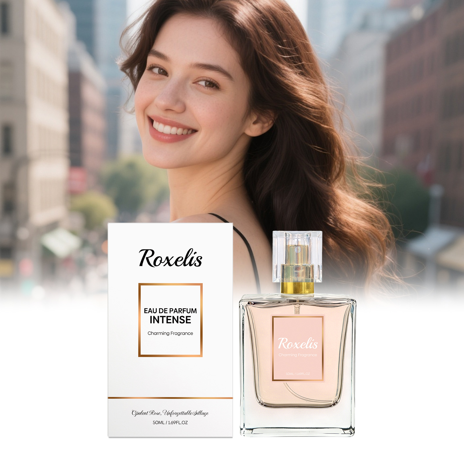 Women'S Perfume Rose Fragrance - Semprotan Aroma Mawar Vanila, Wangi Tahan