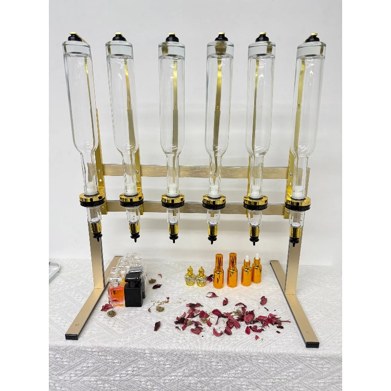 Golden Metal Stand 6‑Port 375m - Perfume Fragrance Bar ulasan dan harga